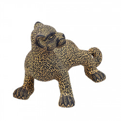 Jaguar barro policromado