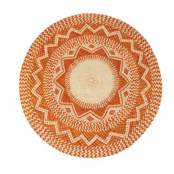 Mantel de palma naranja