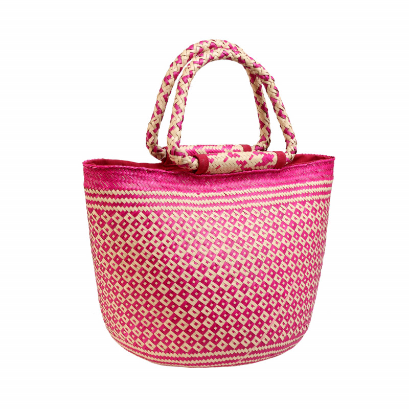 Bolsa rosa de palma