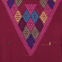 Blusa tsotsil roja