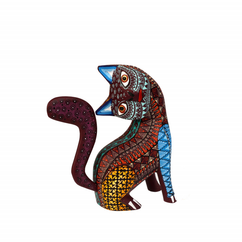 Gato cola morada