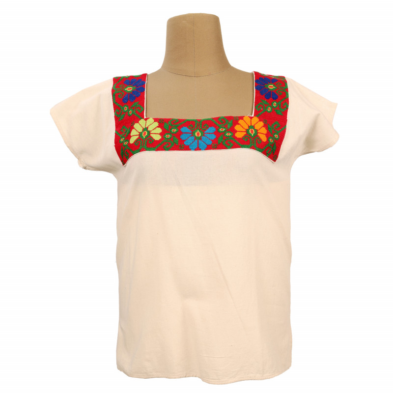 Blusa de Chicontepec bordada a mano