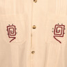 Camisa de manta bordado a mano