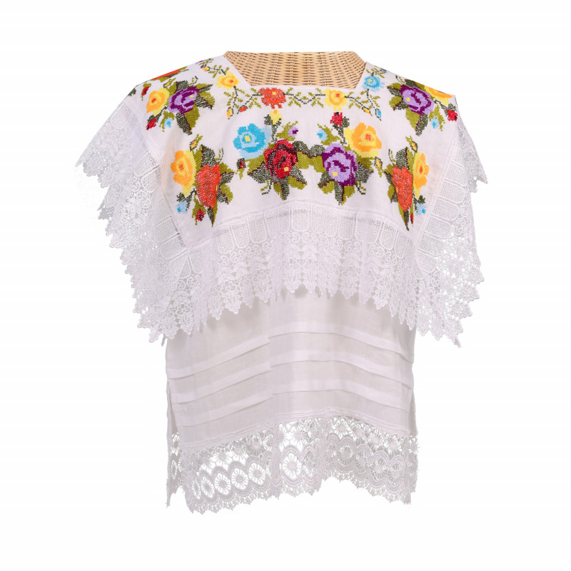 Blusa de lino de Hopelchén